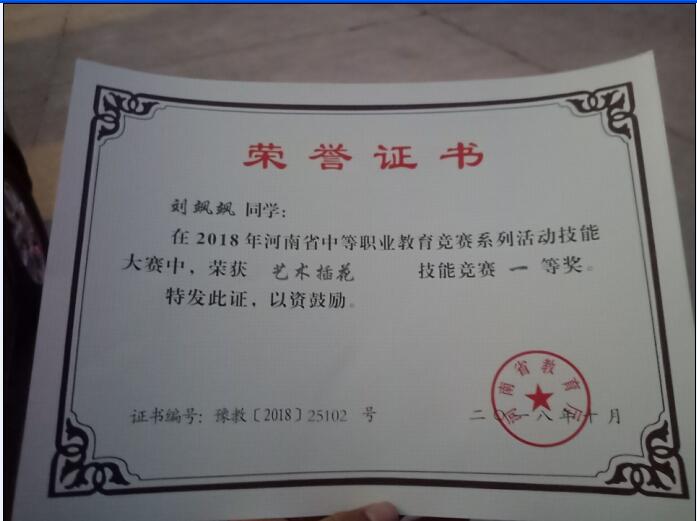 艺术插花分别省级竞赛获一等奖和三等奖！(图4)