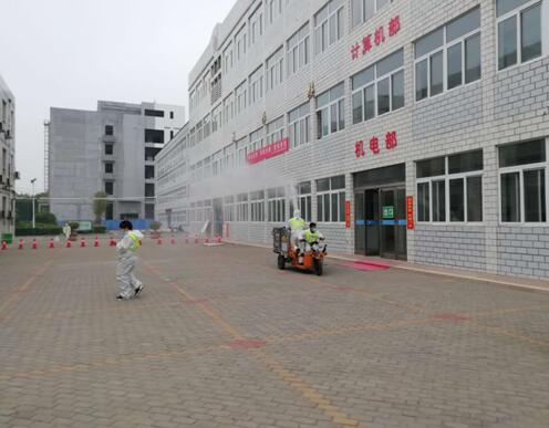 开展消杀防疫，确保校园安全(图6)