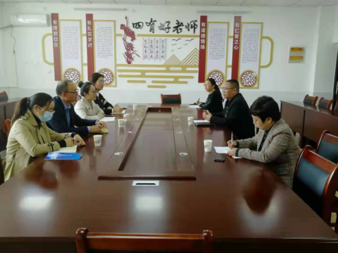 新郑市委组织部人才办领导来我校调研技能人才培养工作(图1)